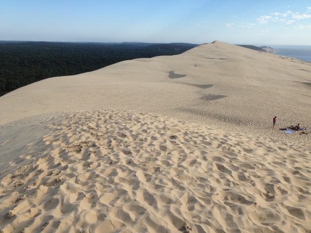 On top of the Dune de Pyla, looking south